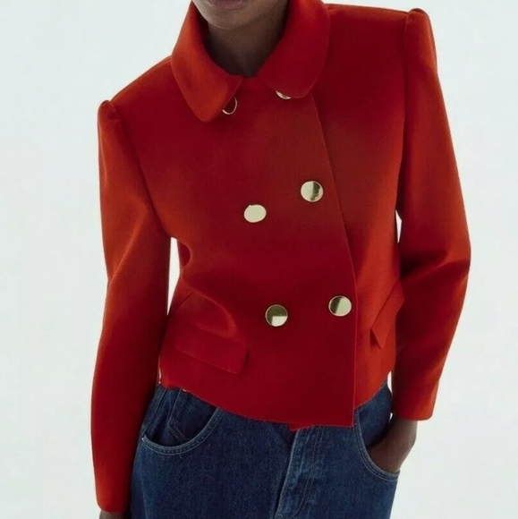 Zara Peter pan collar jacket - Picture 4 of 6